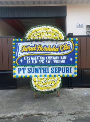 Papan Bunga Duka di Calingcing